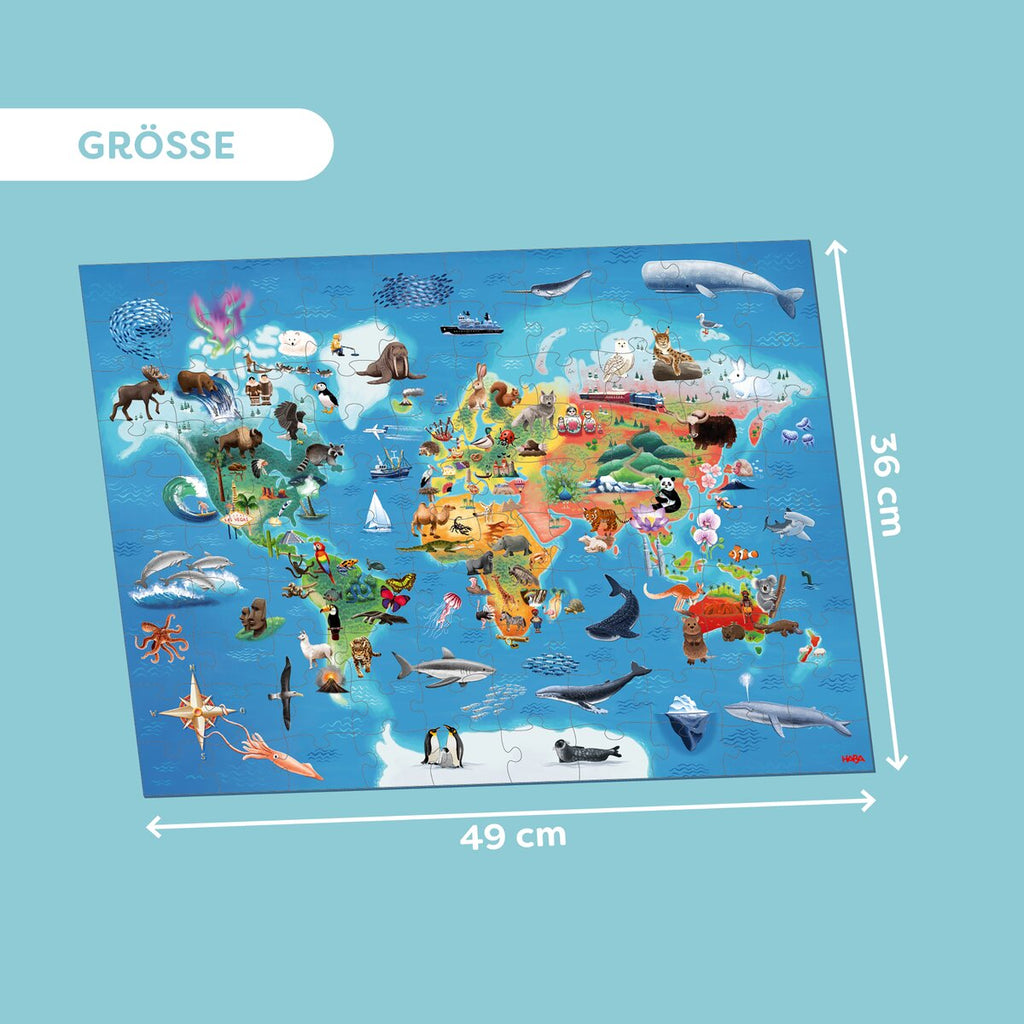 Puzzle Weltkarte